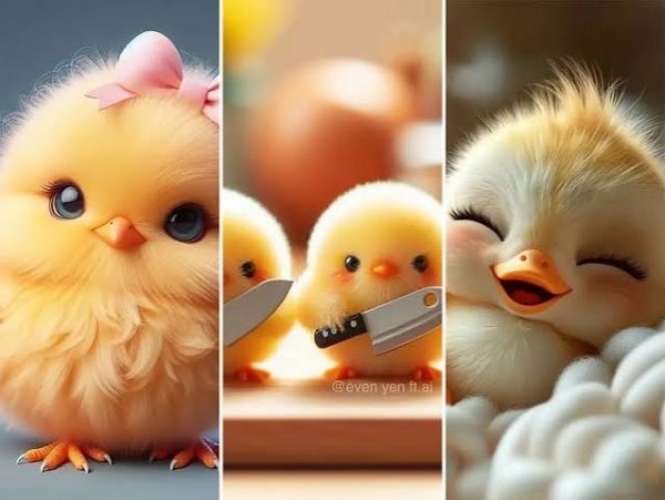 عکس پروفایل جوجه های طلایی خوشگل
