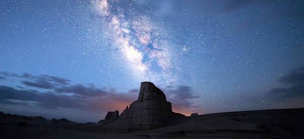  عکس کویر لوت در شب