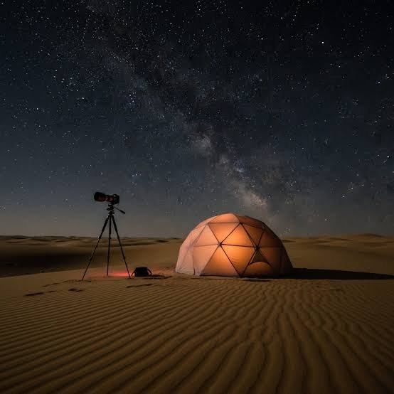  عکس کویر لوت در شب