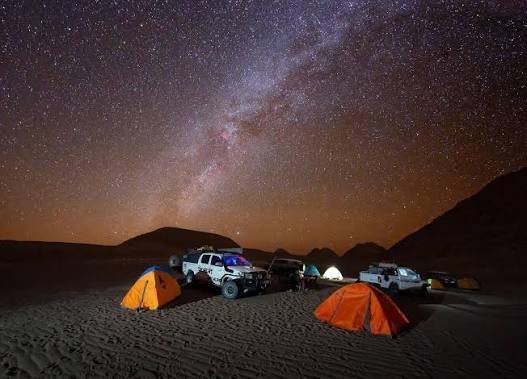  عکس کویر لوت در شب