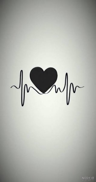  عکس پروفایل قلب مشکی بدون متن