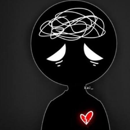  عکس قلب سیاه شکسته برای پروفایل