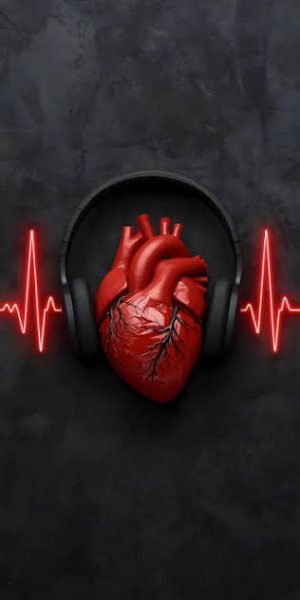  عکس قلب قرمز با پس زمینه مشکی