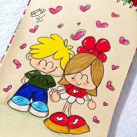  نقاشی قلب عاشقانه