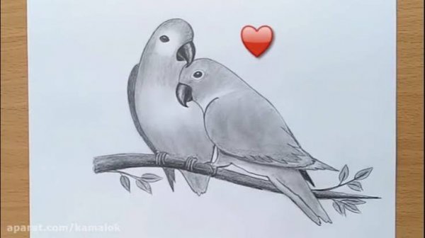  نقاشی قلب عاشقانه