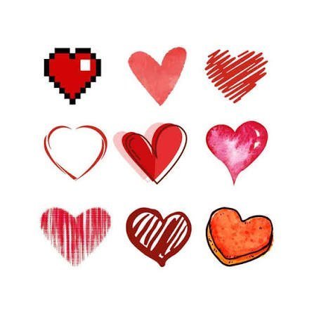  نقاشی قلب عاشقانه