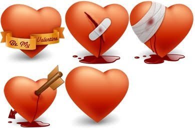  نقاشی قلب عاشقانه
