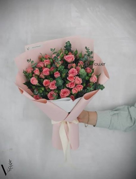  عکس تصویر زمینه سبد گل رز صورتی