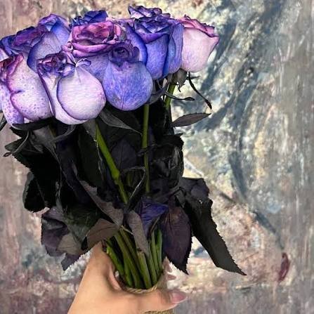  عکس پروفایل دسته گل بنفش زیبا