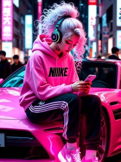  عکس پروفایل راه راه صورتی دخترانه