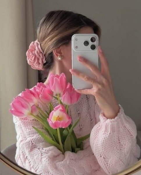  عکس پروفایل راه راه صورتی دخترانه