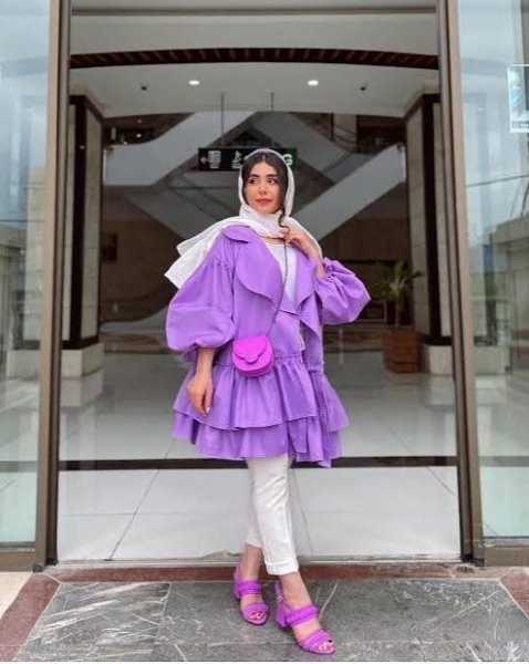  عکس بنفش دخترانه