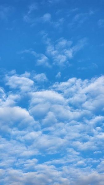  دانلود عکس آسمان آبی پاک با ابر سفید برای پروفایل