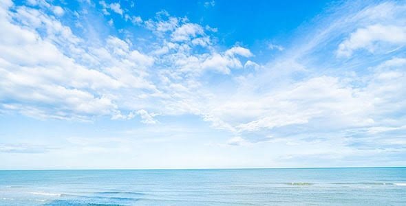  دانلود عکس آسمان آبی پاک با ابر سفید برای پروفایل
