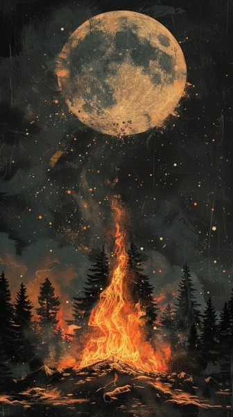  عکس آسمان شب و ماه کامل با کیفیت بالا