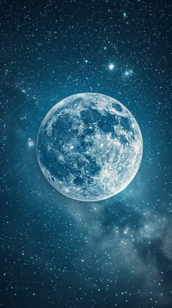  عکس آسمان شب و ماه کامل با کیفیت بالا