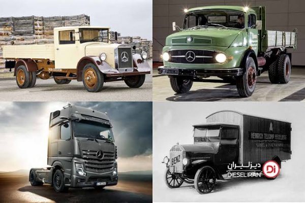  عکس ماشین بنز قدیمی کامیون