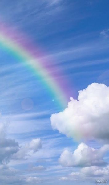 عکس رنگین کمان کیوت
