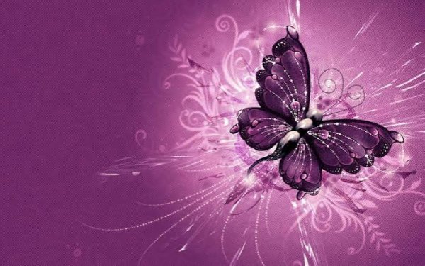  بک گراند پروانه ای