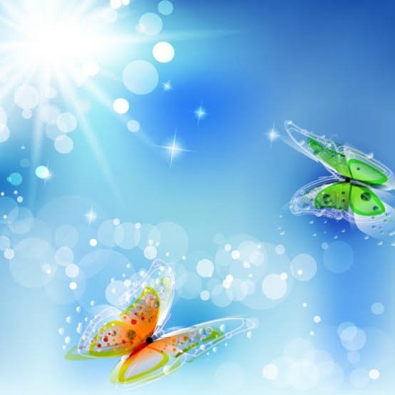  بک گراند پروانه آبی