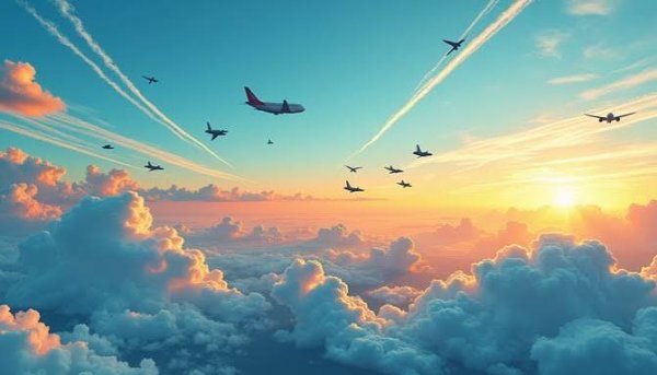  والپیپر هواپیما در حال اوج گرفتن