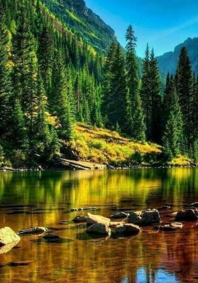  جدیدترین بک گراند منظره زیبا رودخانه