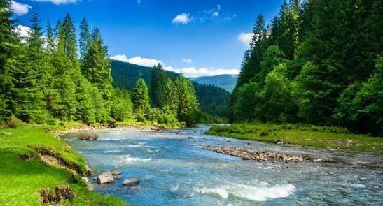  عکس پس زمینه رودخانه زیبا