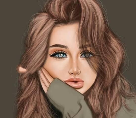  دانلود عکس پروفایل نقاشی دختر