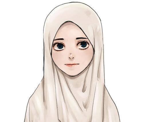  نقاشی دختر با حجاب زیبا
