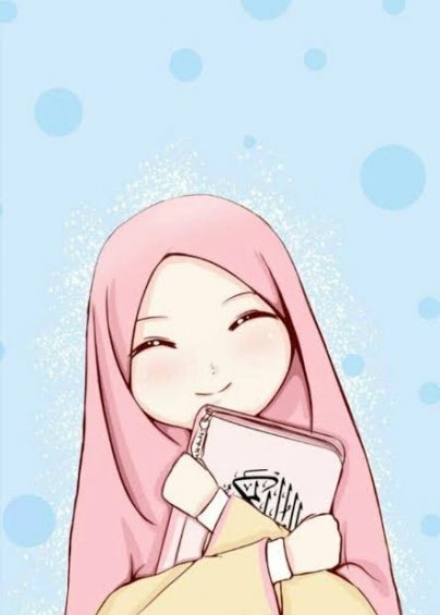  نقاشی دختر با حجاب زیبا