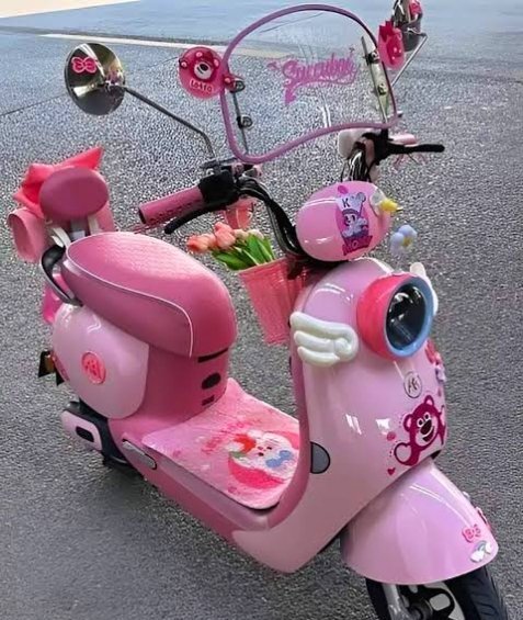  عکس موتور صورتی دخترانه واقعی