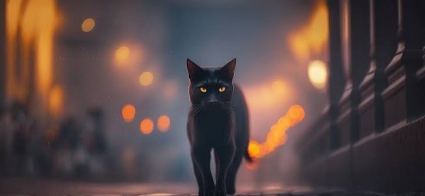  تصویر زمینه خفن گربه سیاه برای لپ تاپ
