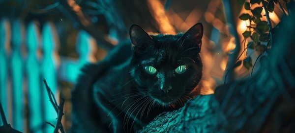  عکس گربه سیاه کارتونی