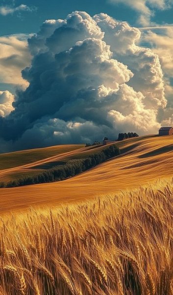  عکس مزرعه گندم