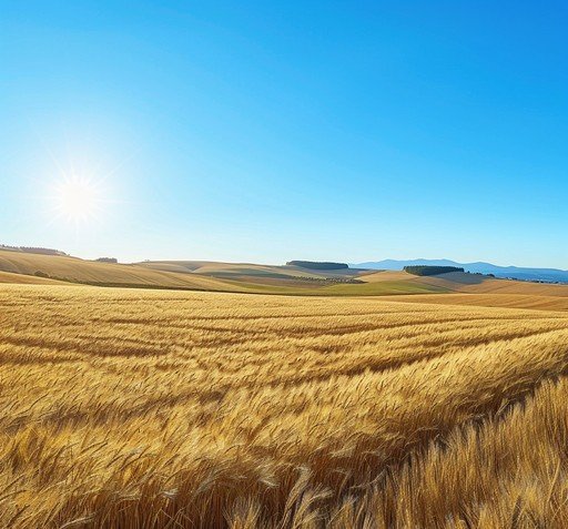  عکس مزرعه گندم