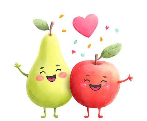  عکس گلابی کارتونی