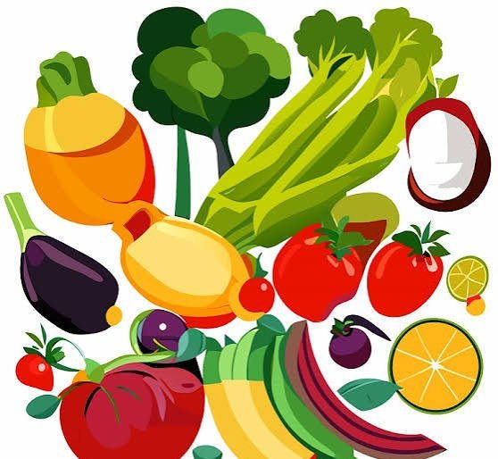  عکس میوه و سبزیجات کارتونی