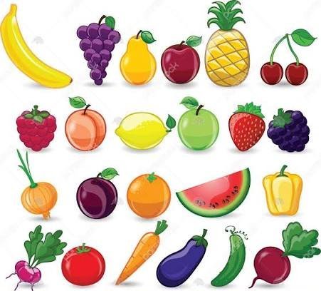  عکس میوه و سبزیجات کارتونی