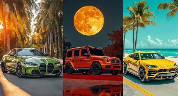  عکس ماشین اسپرت فراری زرد برای پروفایل پسرانه