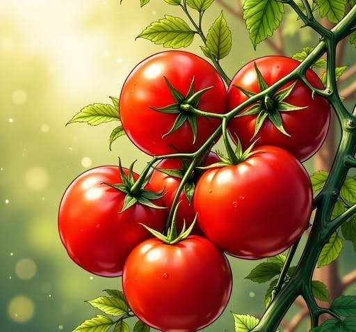  عکس گوجه فرنگی های تازه و شاداب