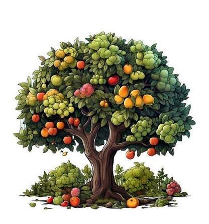 عکس درخت هلو کارتونی