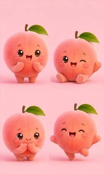  عکس درخت هلو کارتونی