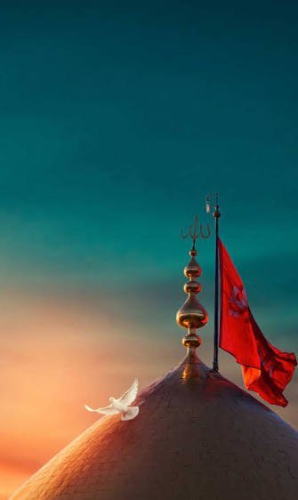  عکس گنبد طلایی امام حسین برای پروفایل