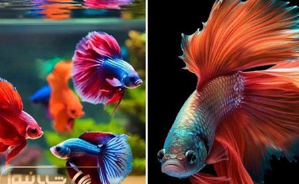  عکس ماهی های رنگارنگ در عمق دریا