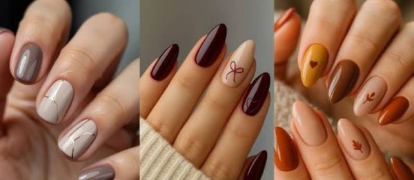  طرح ناخن پاییزی شیک و باکلاس