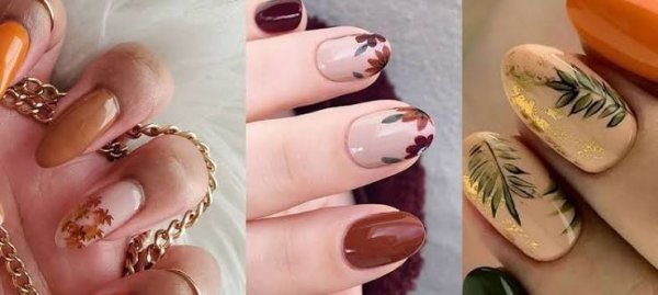  طرح ناخن پاییزی شیک و باکلاس