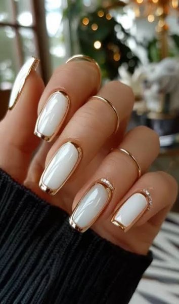  طرح ناخن پاییزی فرنچ