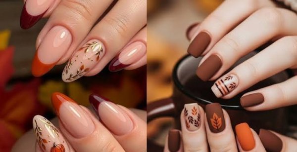 طرح ناخن پاییزی دخترانه