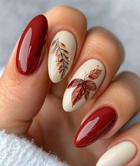  طرح ناخن پاییزی دخترانه