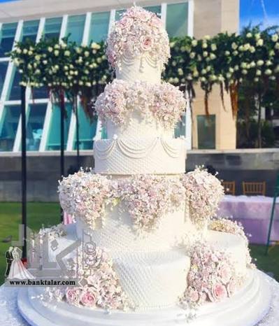  عکس کیک عروسی شیک و لاکچری